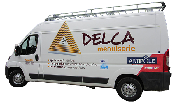 Camion de DELCA Menuiserie